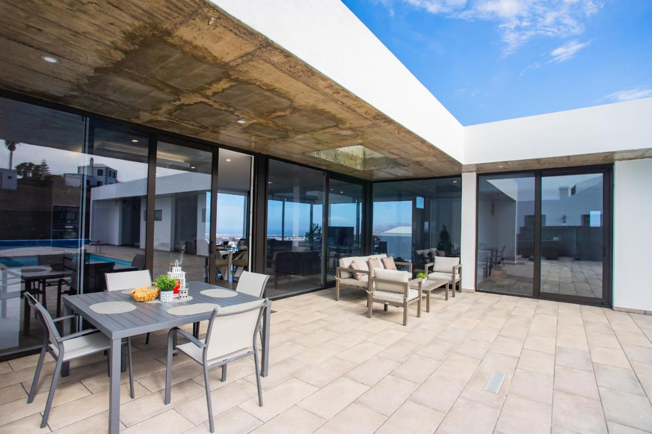 Eslanzarote Eco Villa Tony, Heated Pool, Jacuzzi, Sat Tv, Super Wifi La Costa Bagian luar foto