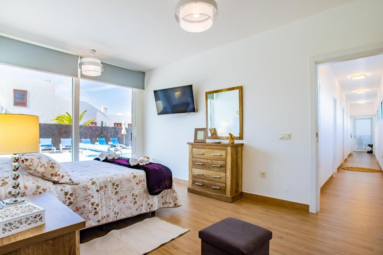 Eslanzarote Eco Villa Tony, Heated Pool, Jacuzzi, Sat Tv, Super Wifi La Costa Bagian luar foto