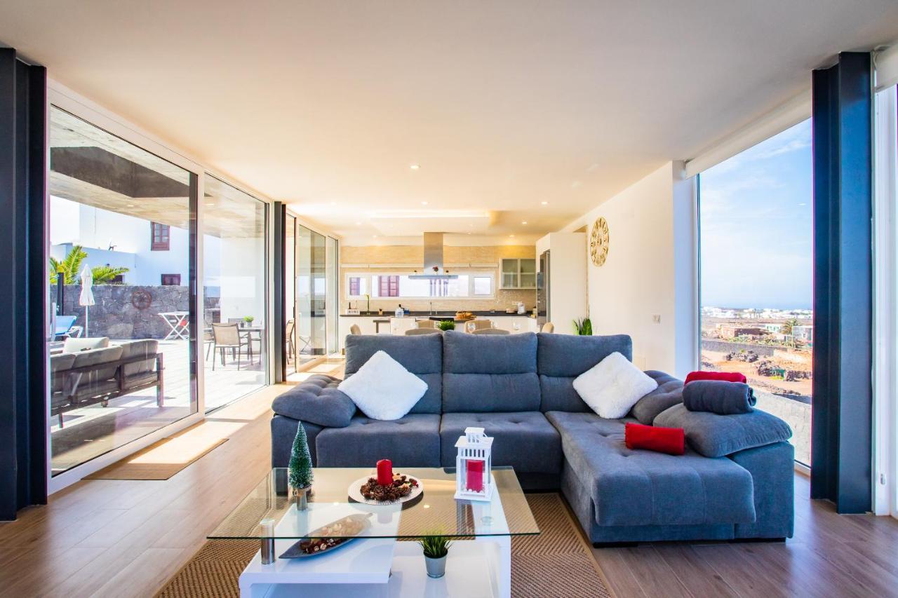 Eslanzarote Eco Villa Tony, Heated Pool, Jacuzzi, Sat Tv, Super Wifi La Costa Bagian luar foto