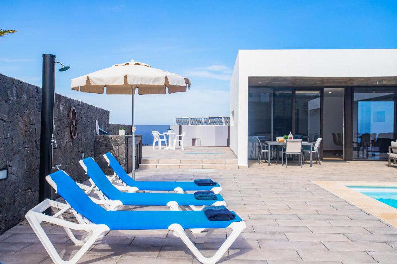 Eslanzarote Eco Villa Tony, Heated Pool, Jacuzzi, Sat Tv, Super Wifi La Costa Bagian luar foto