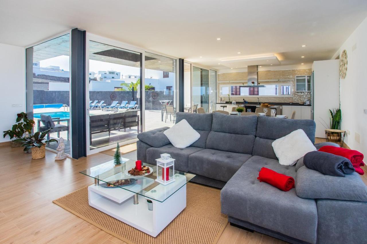 Eslanzarote Eco Villa Tony, Heated Pool, Jacuzzi, Sat Tv, Super Wifi La Costa Bagian luar foto